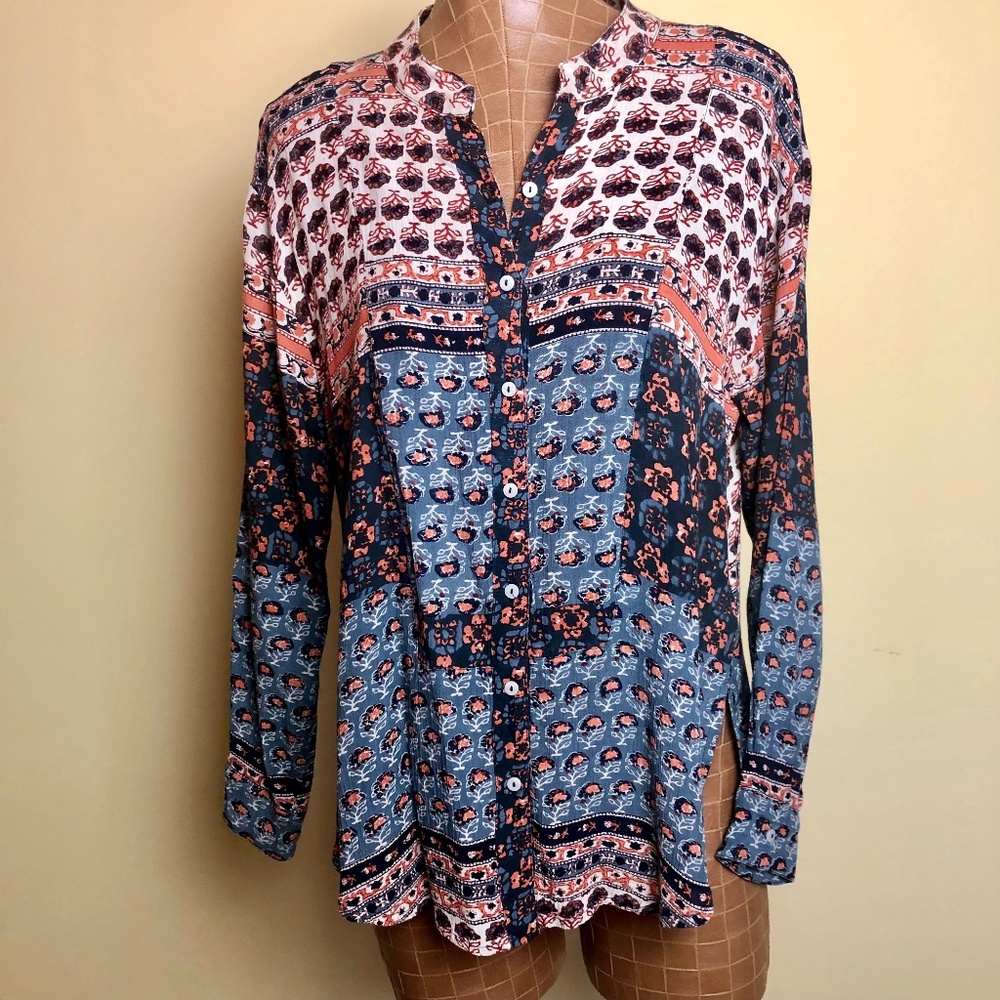 NWOT Free People Shirt Tail Style Tunic